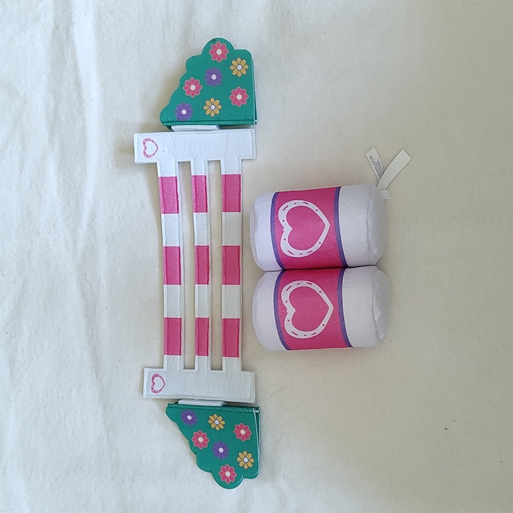 Build-a-Bear Horse and Hearts riding jump set